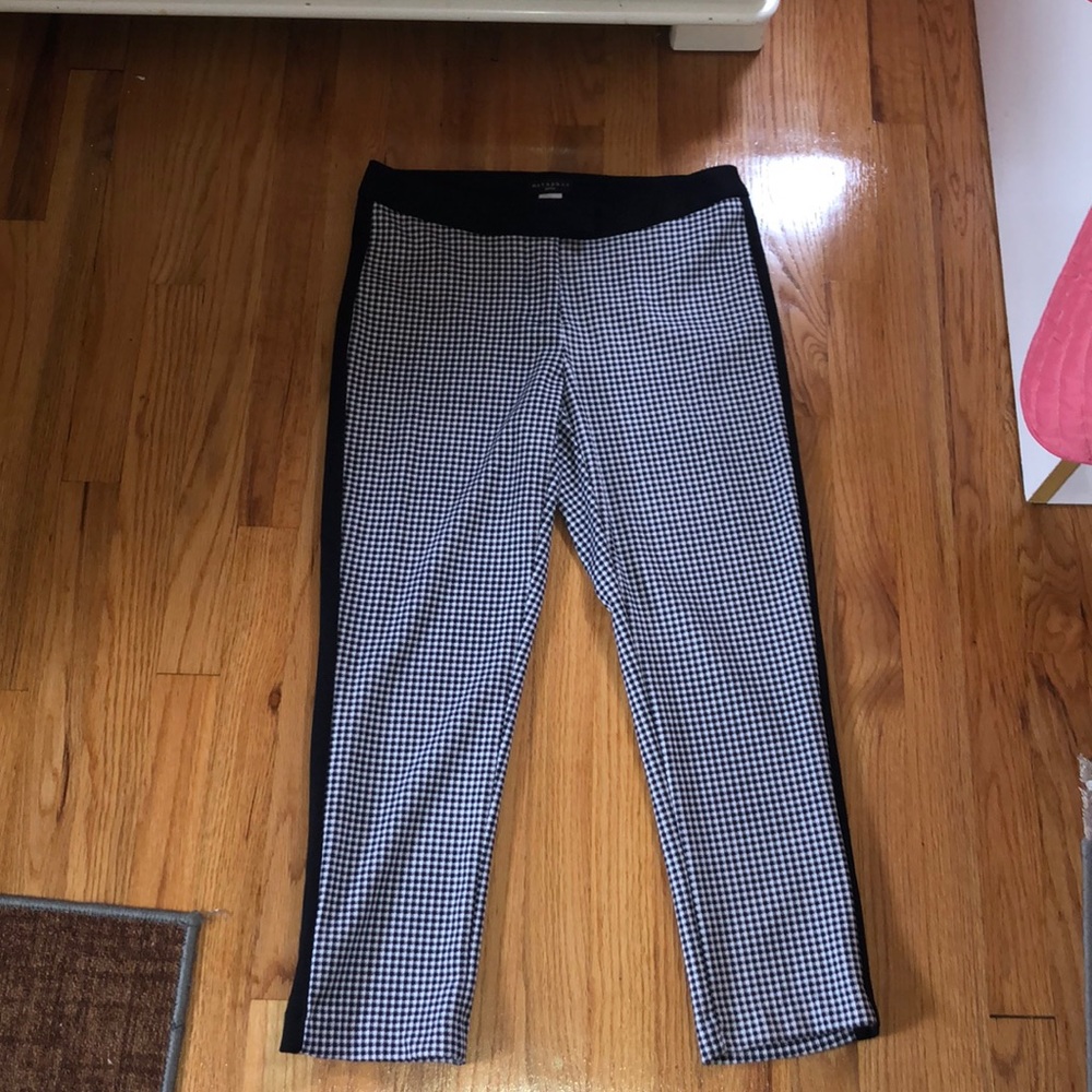 Metaphor Black and white houndstooth pants